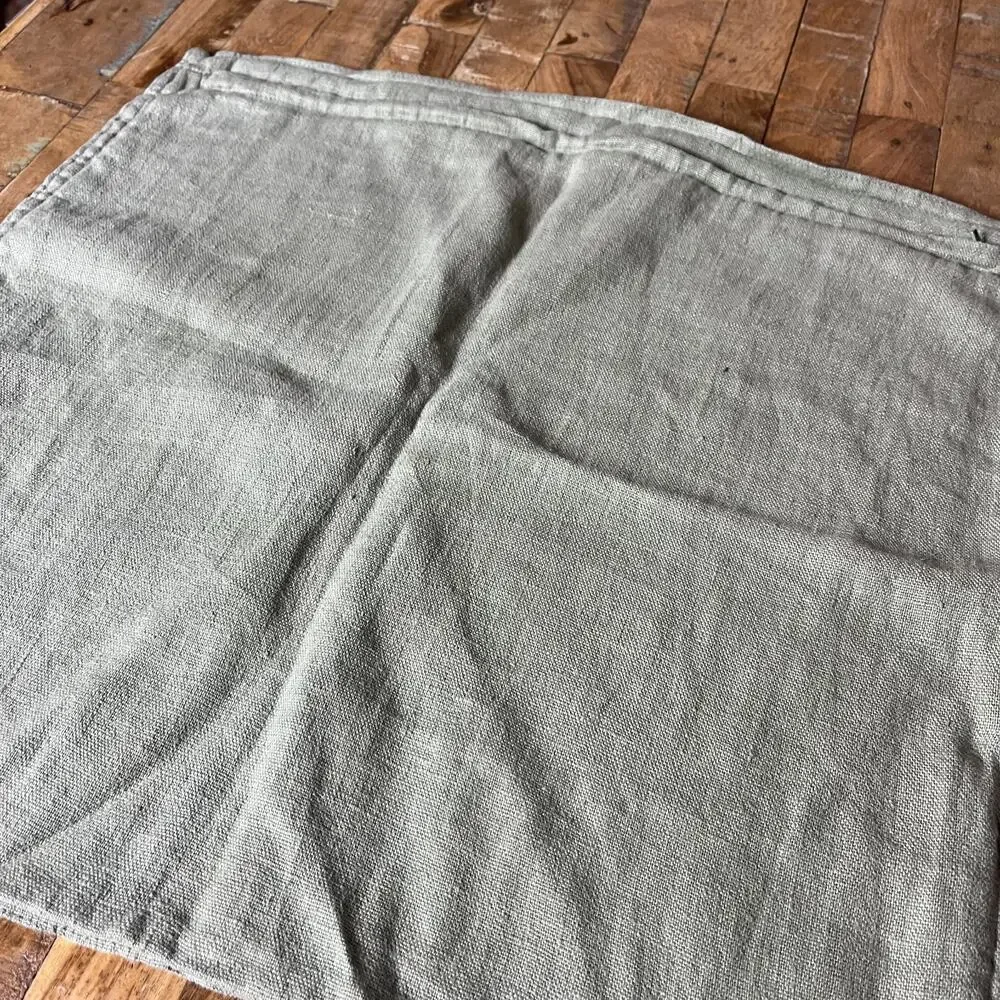 IKEA 100% Linen Dytag Pillow Sham Sage Green 20x20